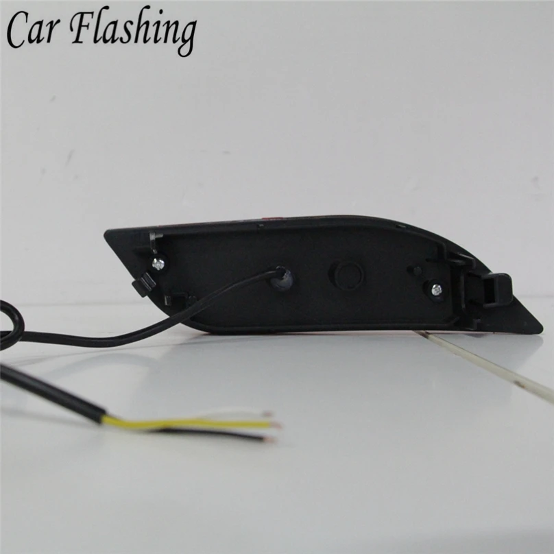Светодиодный отражатель для Jeep compass 2017 2018 2019 2 шт.|brake light|daytime runningtail light |