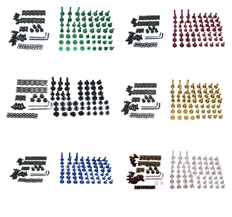 Мотоцикл Полный Обтекатель Болты Комплект болты для кузовных работ Suzuki GSXR1000