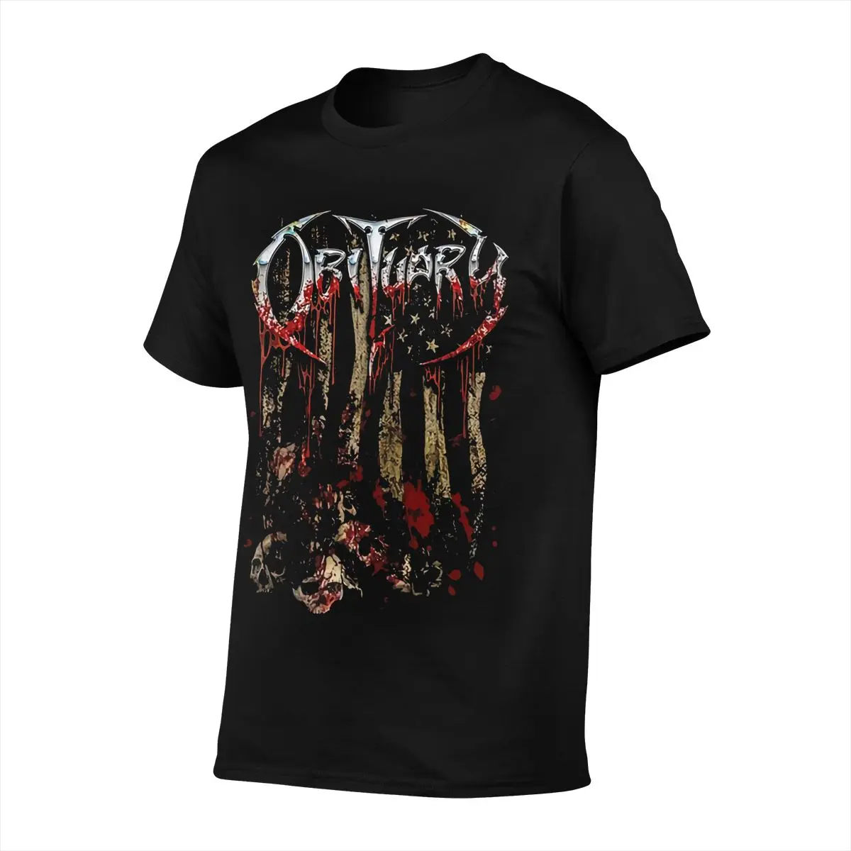 Футболка Obituary мужская оверсайз из американского аниме Death Metal Band 1 | Мужская одежда