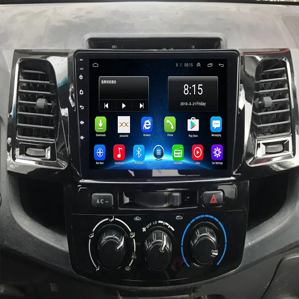 4G LTE Android10.0 для Toyotal Fortuner/HILUX Revo / Vigo 2004 2013 2014 мультимедийный стерео автомобильный DVD