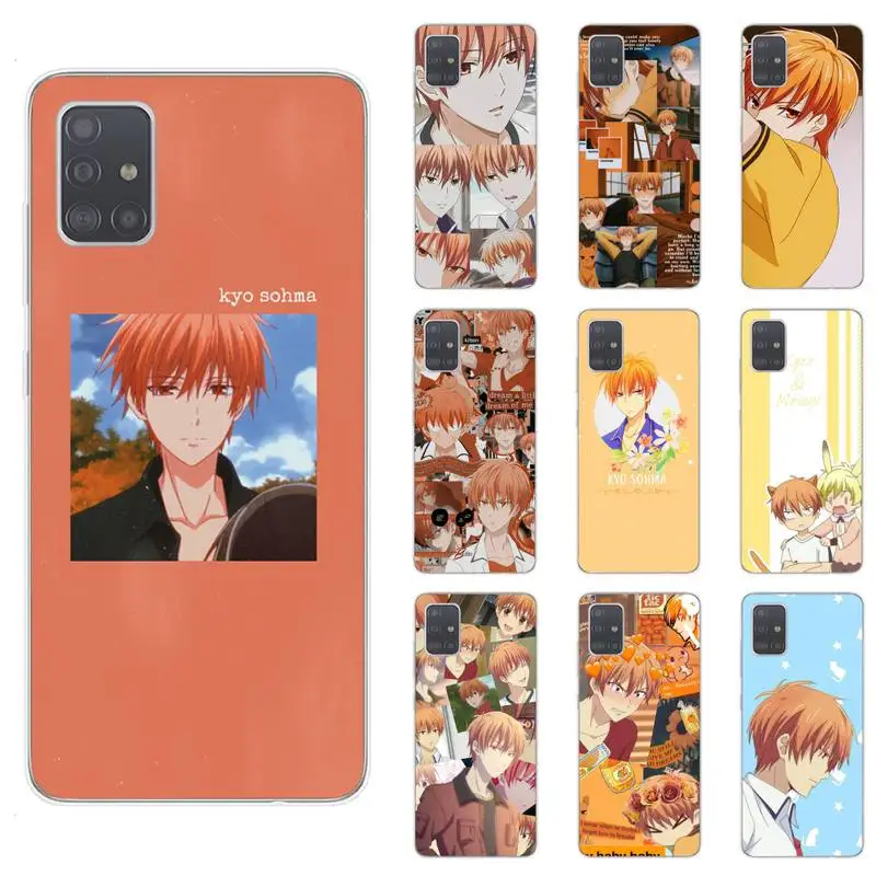 

Fruits Basket Kyo Sohma tup Phone Case For Samsung S4 S5 S6 S7 Edge S8 S9 S10 Plus S20 Lite Fe Note20 Ultra A71 A21S Cover Coque