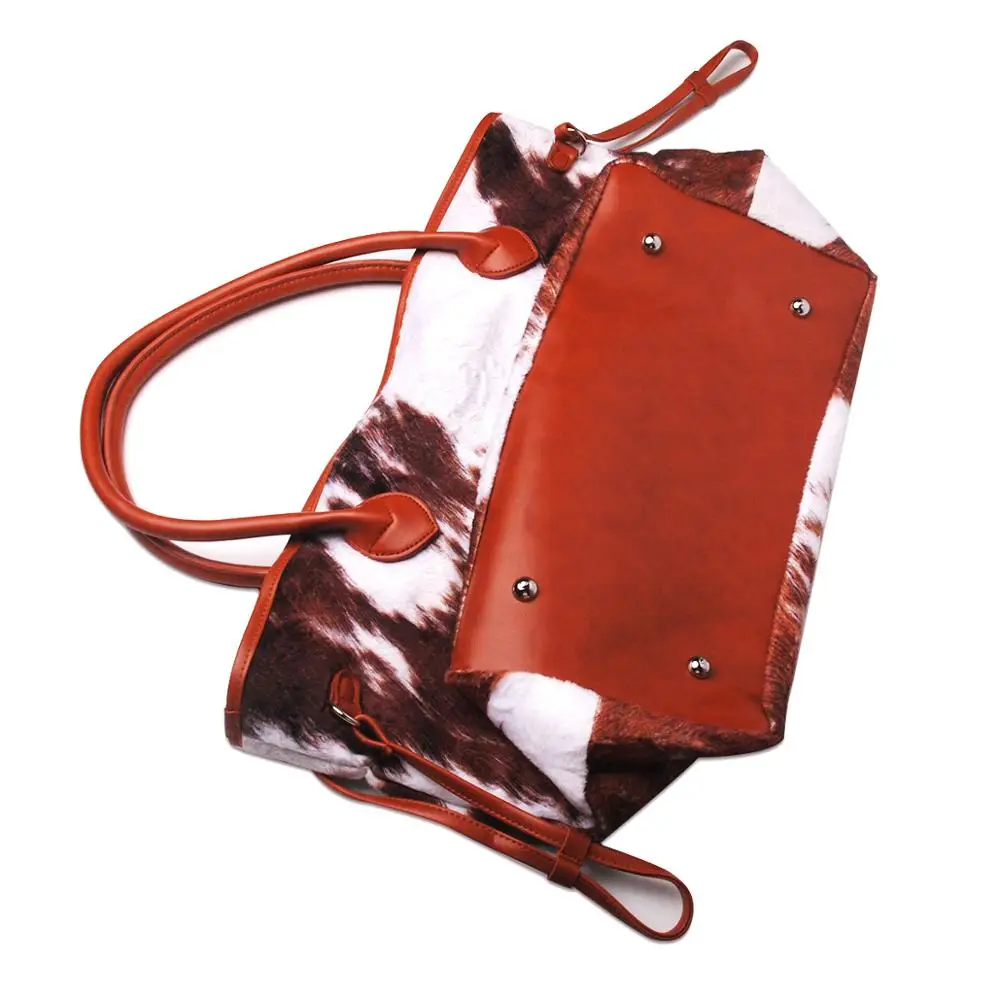 Сумка тоут женская замшевая с принтом|Сумки ручками| |