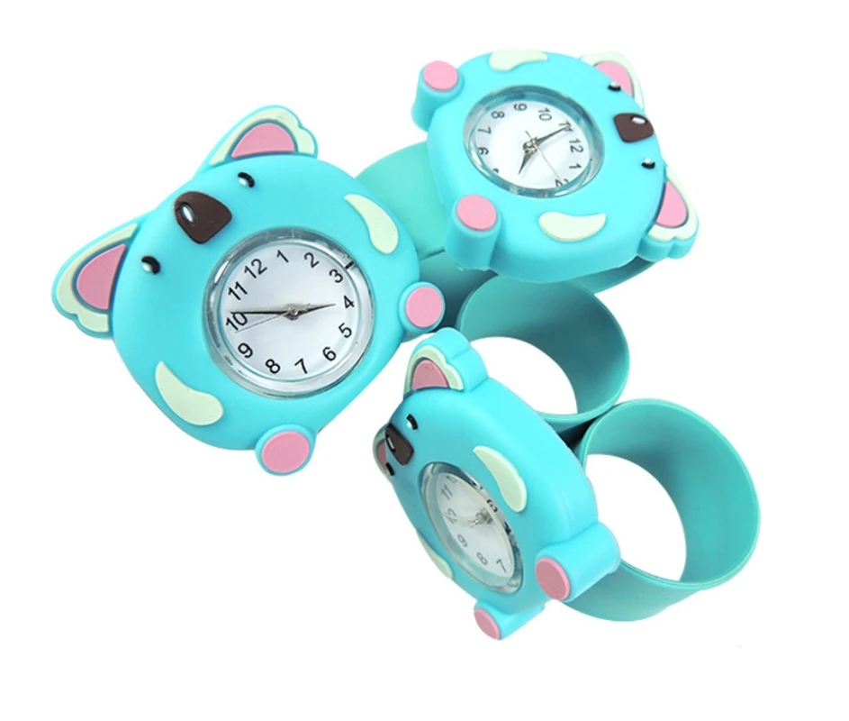 

Cartoon Animal Koala Patting Circle Silicone Quartz Watch Activity Drainage Gift Gift Patting Circle