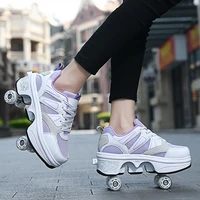 roller skate shoes for women girls with 4 wheels children sneakers summer 2022 sports female fashion casual kids games boots