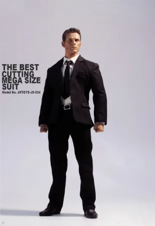 В наличии JXTOYS 034 1/6 джентльменский костюм комплект одежды с 2 рубашки для сильных