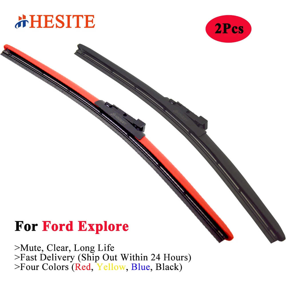 2 шт красочные лобовое стекло автомобиля гибридные зимние Дворники для Ford Explorer 5