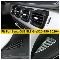 dashboard central control ac air conditioning panel cover kit trim accessories for mercedes benz gle gls gle320 450 2020 2021