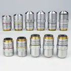 Часть микроскопа 195 100x1,25 план ахроматическая объективная линза для биологической микроскопии 4x 10x 20x 40x 60x