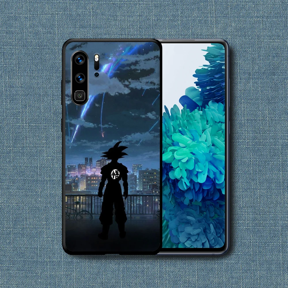 

Anime D-Dragone Balls DBZ Goku Phone Case For Huawei P Mate Smart 10 20 30 40 Lite Z 2019 Pro black Funda Tpu Etui Fashion Cell