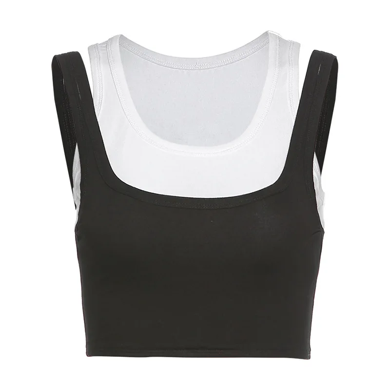 

Women Tank Tops Streetwear Push Up Cropped Top for Female Lounge Solid Color Casual Sexy Lingerie Camiseta blusa Camisole Camis