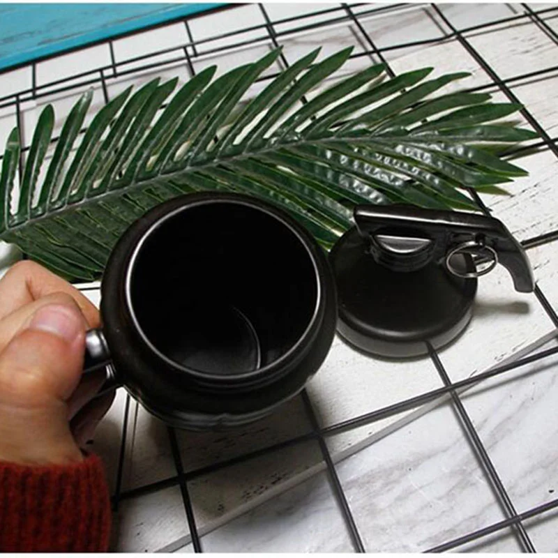 Креативная кружка для молока 260 мл кофейная чашка керамическая со встроенным