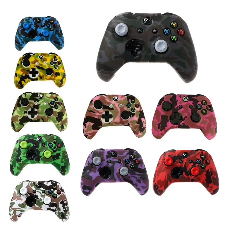 Мягкий Нескользящий силиконовый чехол для геймпада Xbox One защитный