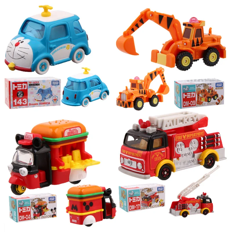 

Tomy Tomica Disney Микки Тигр Дораэмон металлическая модель литая машинка периферийная Коллекционная серия детские игрушки подарок на день рожден...