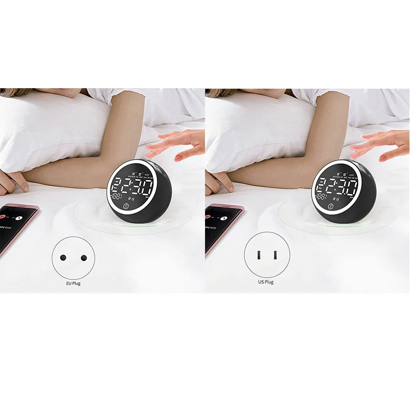 Будильник Sunrise светильник Wake Up Sleep Aid Digital Snooze будильник с fm радио Bluetooth 5 0