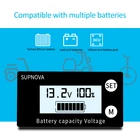 ЖК-дисплей Батарея Ёмкость монитор Индикатор Напряжение метр для автомобиля мотоцикла вольтметр измеритель величины напряжения Напряжение Датчик DC 8V-100V