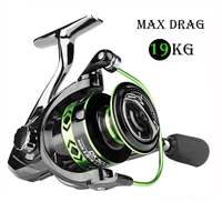 all metal super light spinning fishing reel interchangeable hand 19kg max drag 5 21 gear ratio freshwater bass fishing coil