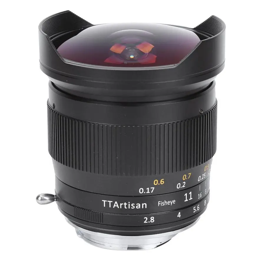 

Линза TTArtisan 11 мм F2.8 полная Рамка Супер широкоугольный Рыбий глаз ручной объектив для Leica M-M M240 M3 M6 M7 M8 M9 M9p M10 M крепление