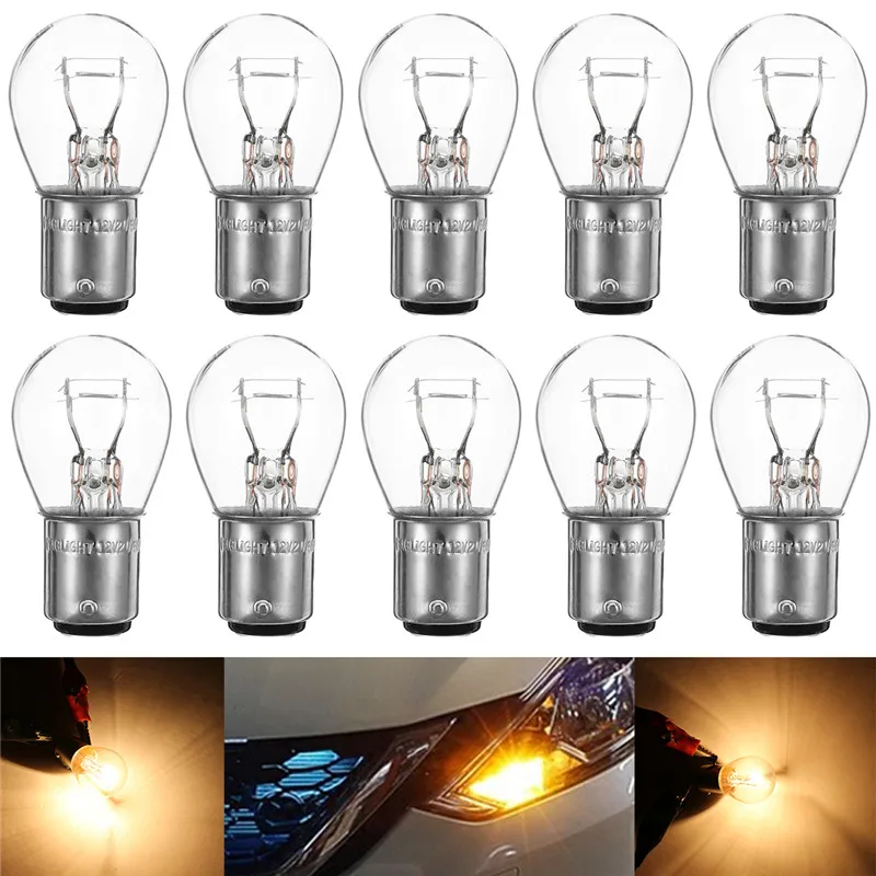 

Лучшая цена, 12 В постоянного тока, 10 шт., 1157, BAY15D, светодиодный поворотный сигнал, одиносветильник свет, автомобильный катер, тормоз, задний фо...