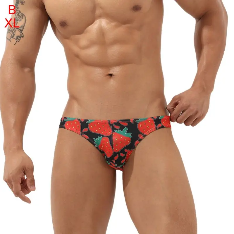 Low-Waist Sexy Men's Swimwear Bikini Briefs