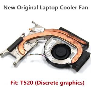 new original cpu cooling fan heatsink radiator cooler for lenovo thinkpad t520 t520i discrete graphics fru：04w1578 75y5782 free global shippin