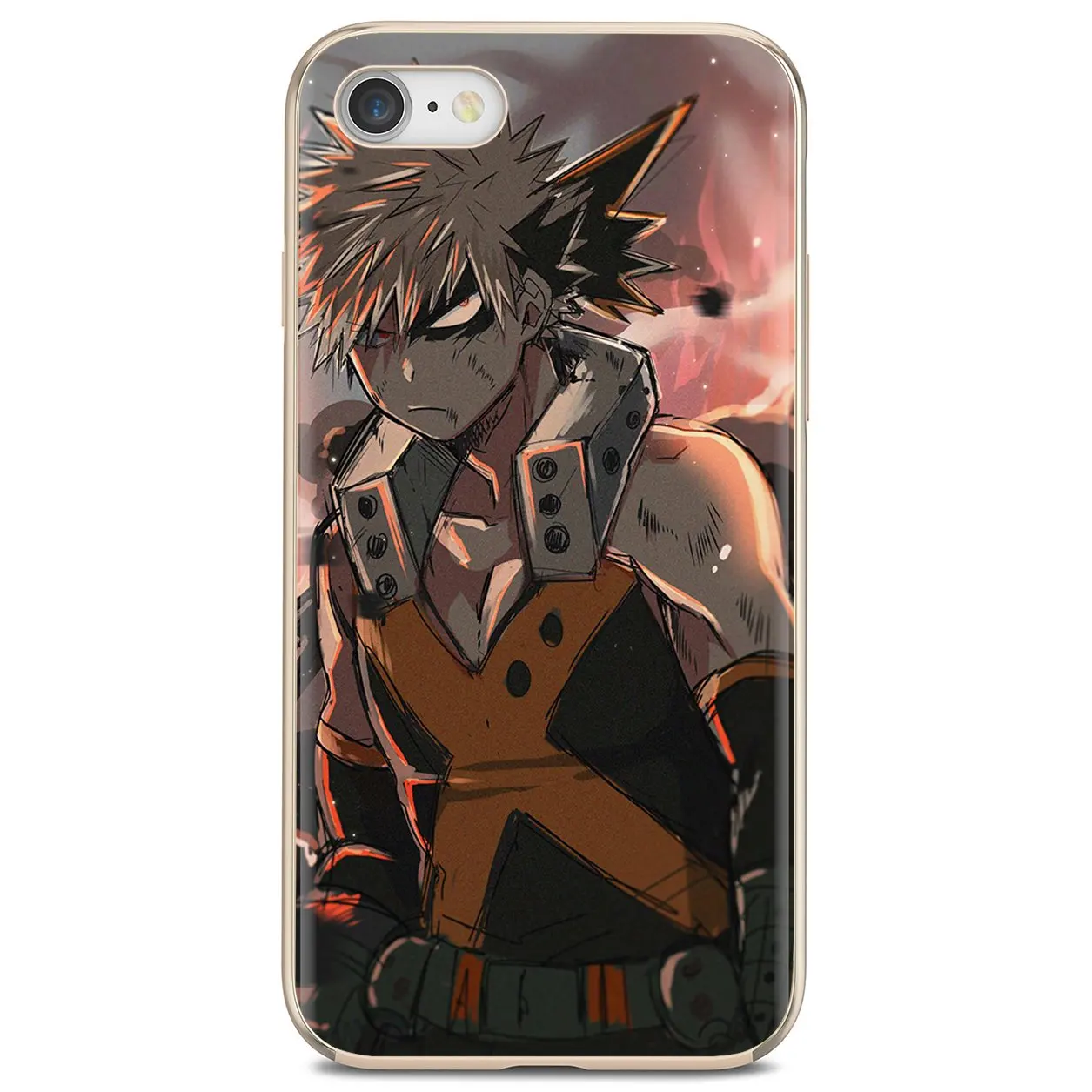 Чехол для iPhone 10 11 12 Pro Mini 4S SE 5C 6 6S 7 8 X XR XS Plus Max 2020 My-Hero-Академия-Bakugou-Katsuki | Мобильные