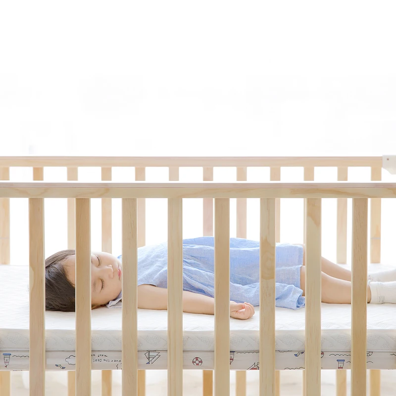 IMBABY многофункциональная детская кроватка, FSC и сертификация ЕС, Универсальные складные и регулируемые детские кроватки для новорожденных