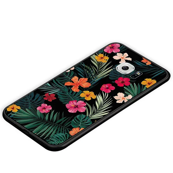 Newest Cute Silicone TPU Phone Case For Samsung S6edge S7edge Flower Animal soft back Cover Galaxy S8plus S9plus | Мобильные