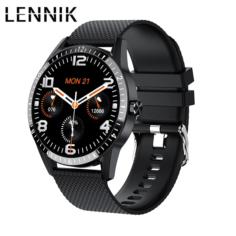 

Смарт-часы LENNIK Y20 для мужчин и женщин, умные часы с поддержкой Bluetooth, с сенсорным экраном, с функцией измерения пульса, для iOS и Android