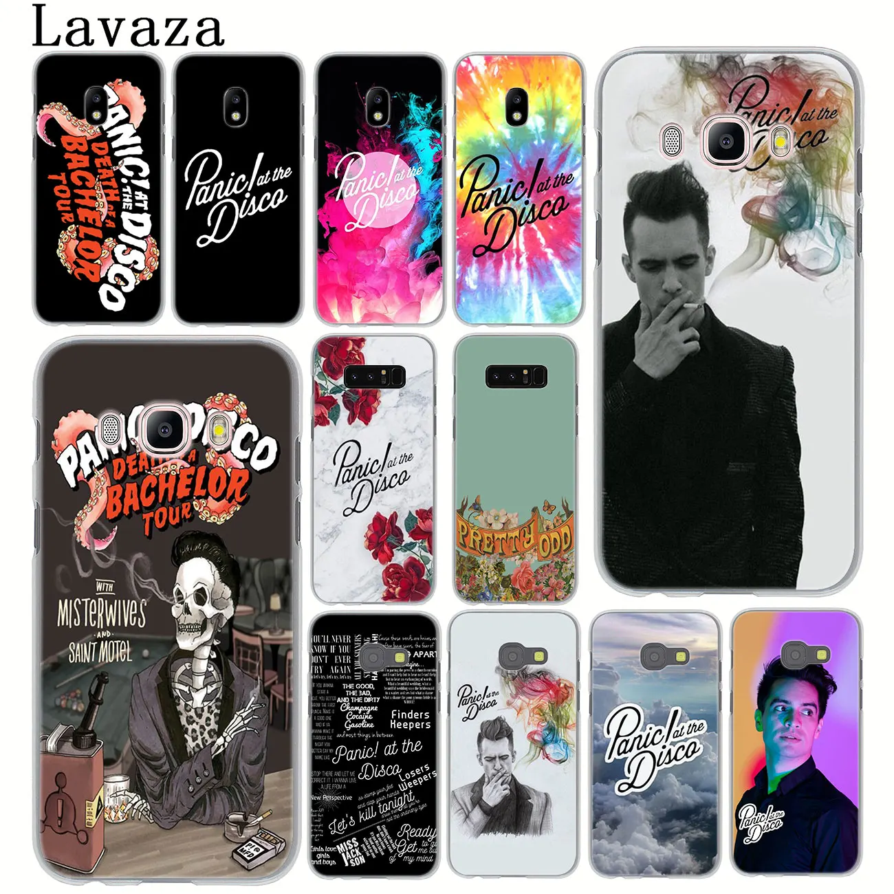 Твердый чехол для телефона Lavaza Panic At The Disco Samsung Galaxy J8 J7 Duo J6 J5 J4 Plus 2018 2017 2016 J2 J3 EU US Prime