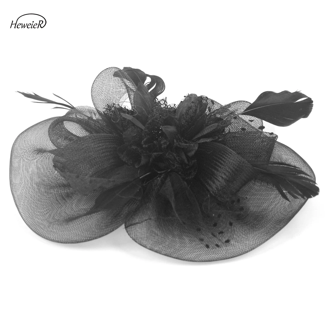 Женская Вуалетка ручной работы заколка для волос коктейвечерние Ascot модный
