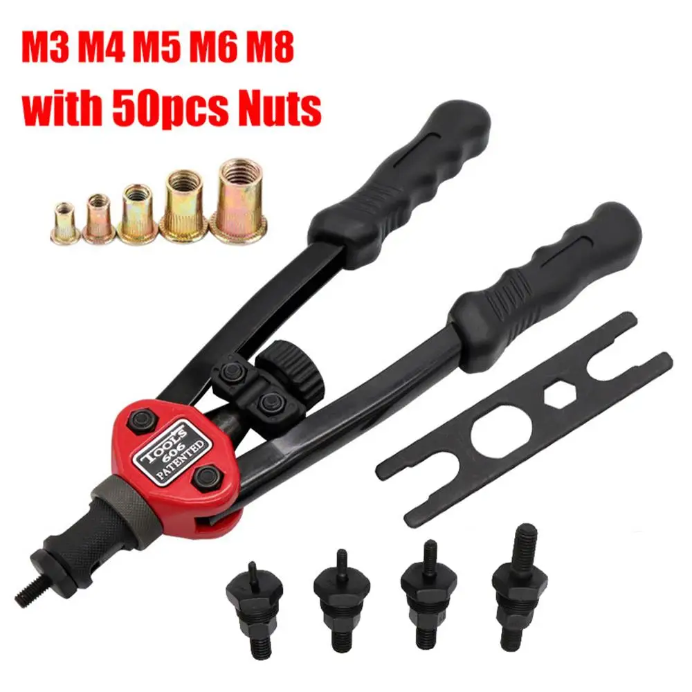 

Mini Riveter Key Rivet Gun Rivet Nut Tool New Ruggedized Nut Gun Tools for Men Routine Nut Tool Nut Tool