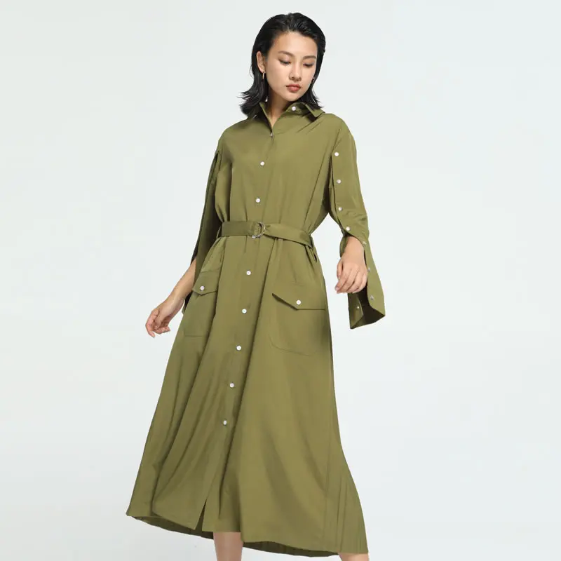 Женское плиссированное платье XITAO элегантное облегающее богини с одним