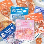 40 листов бархат принятия дом серии стикеров мультфильм милый дневник украшения Материал Back To School поставки наклеек