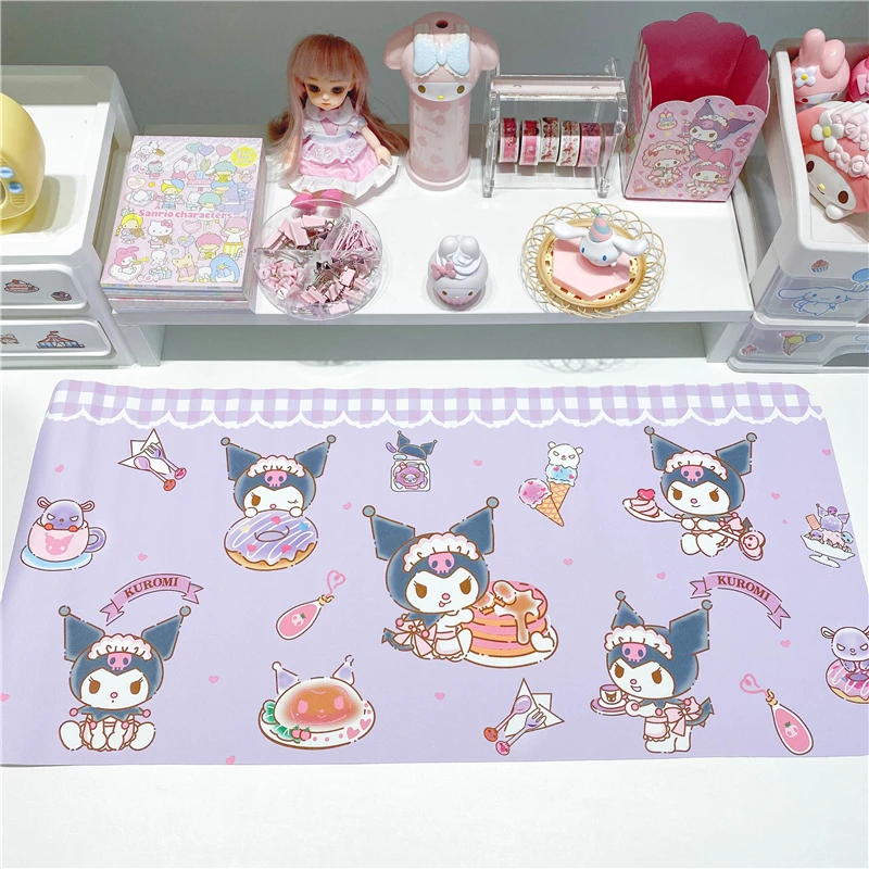Настольный Водонепроницаемый Кожаная подставка для письма коврик мыши Kawaii с