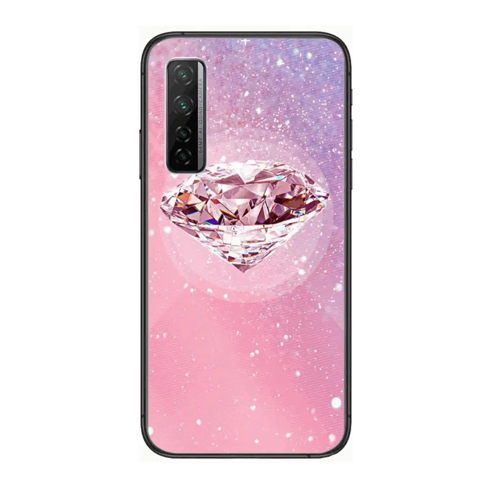 

Luxury Shiny diamonds Phone Case For Huawei Nova 2 3 4 5 6 7 8 SE i E Pro Lite Black Etui Coque Painting Hoesjes comic fashion