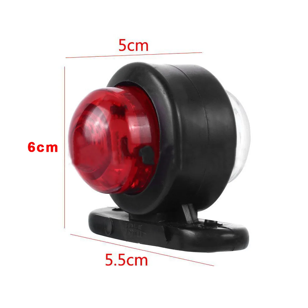 Светодиодный габаритный фонарь для грузовика красный белый 12 В/24 В|Система