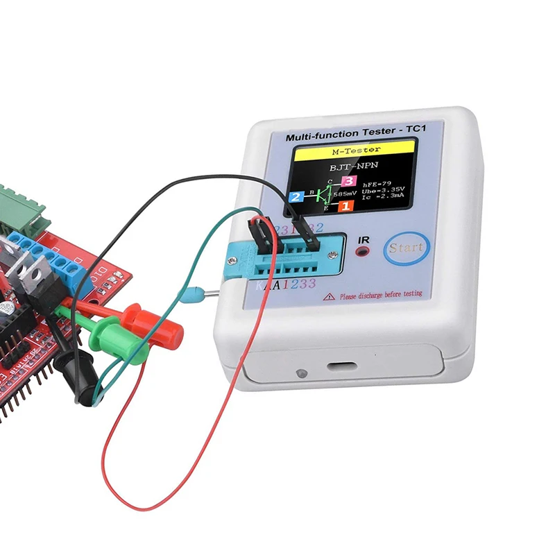 Устройство для проверки транзисторов 3 5 дюймовый TFT-экран многофункциональная TFT