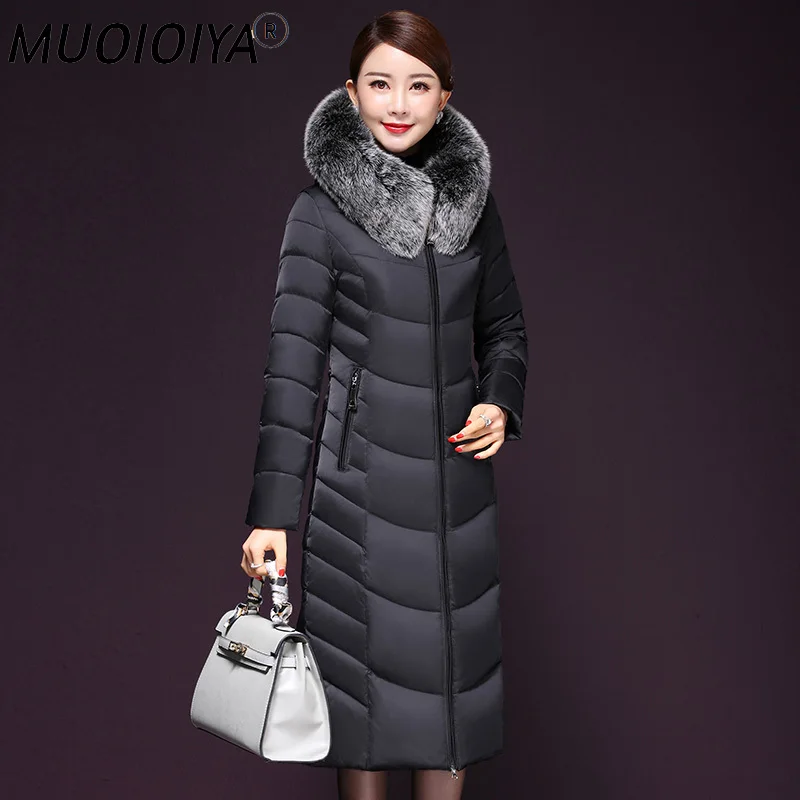 

Winter Coat Female 90% Duck Down Jacket Women Clothes 2022 Korean Thick Ladies Long Jackets + Fox Fur Hooded Hiver YS8712