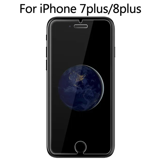Ascromy 10 шт 9H протектор экрана для Apple iPhone 11 Pro X 8 Plus 7 6 6S XR 5S 5C SE XS Max 8plus 5SE защитная пленка из закаленного стекла защита verre trempe - Цвет: For 7Plus 8plus