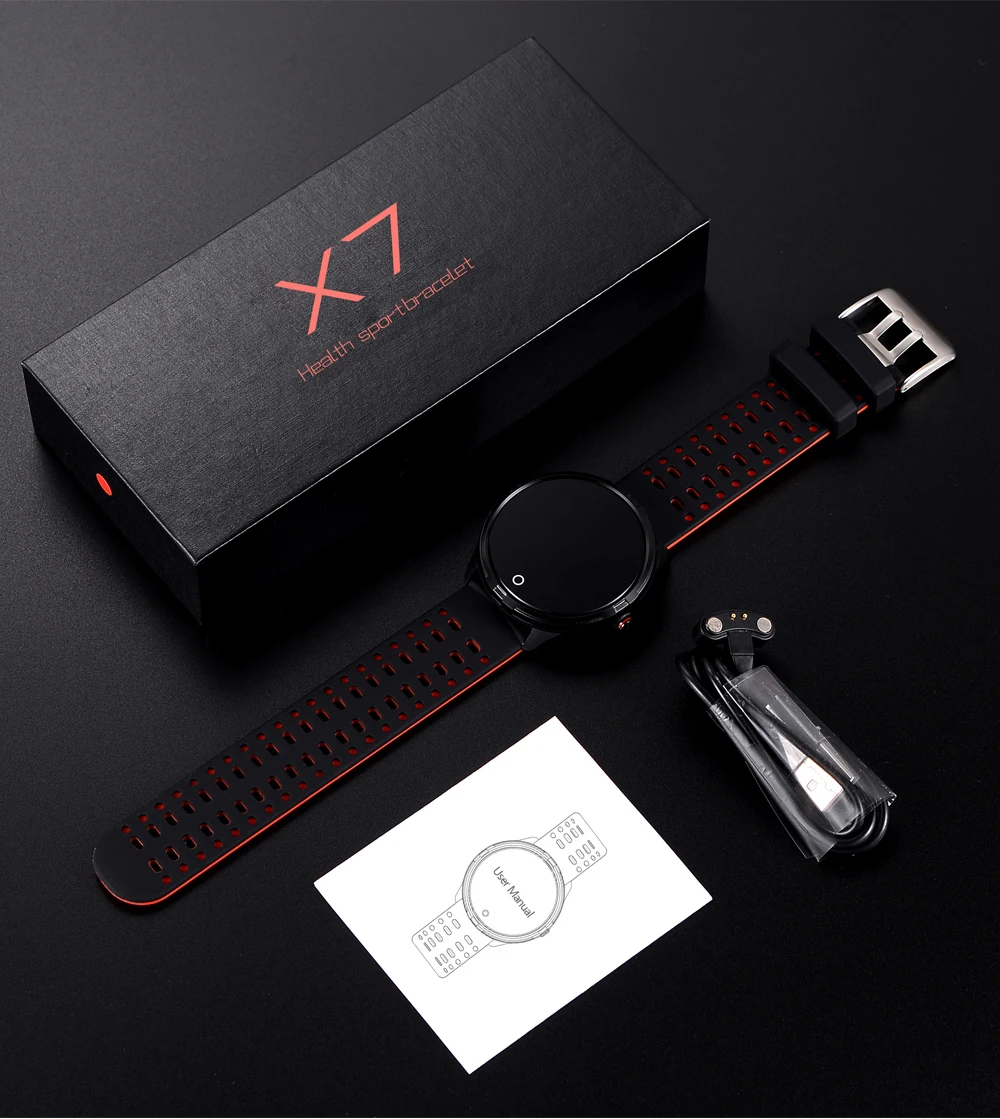 Новости X7 смарт-часы с пульсометром кровяное давление кислородные часы IP68