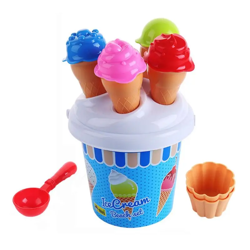 

Beach Toys Set Ice Cream and Cake Series sand Mould Set13 Piece toys Set Model beach toy