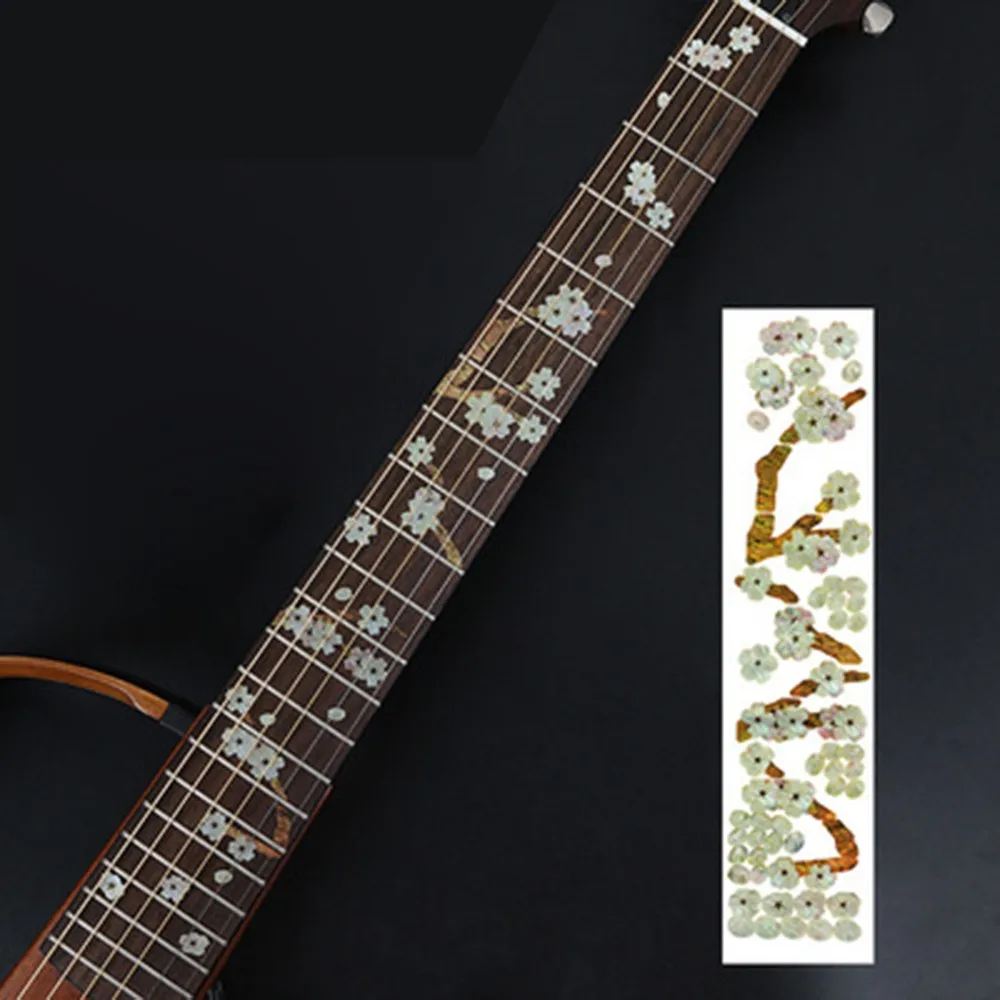 Ультратонкий Fretboard инкрустация Наклейка Гитара Бас Fretboards DIY декоративные маркеры