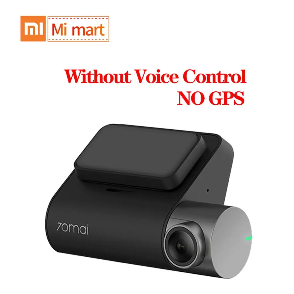 Xiaomi 70mai Dash Cam Pro 1944P скорость и координаты gps ADAS 70mai pro Автомобильный видеорегистратор Wi-Fi DVR голосовое управление 24H Park 70 MAI - Цвет: global version