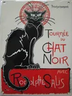 Постер с французским котом в стиле ретро, металлический жестяной ретро-плакат для дома, гаража, тарелки для кафе, паба, мотеля, художественный Настенный декор