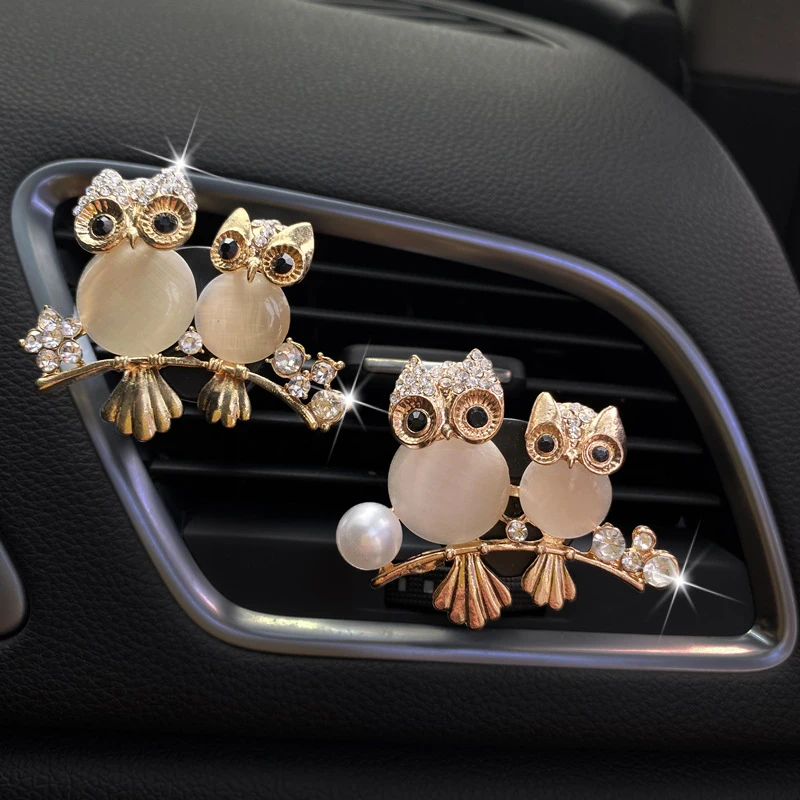 

Car Air Freshener Car Perfume Car Air Conditioner Air Outlet Perfume Clip Car Interior Accessories Jewelry Owl Deodorization