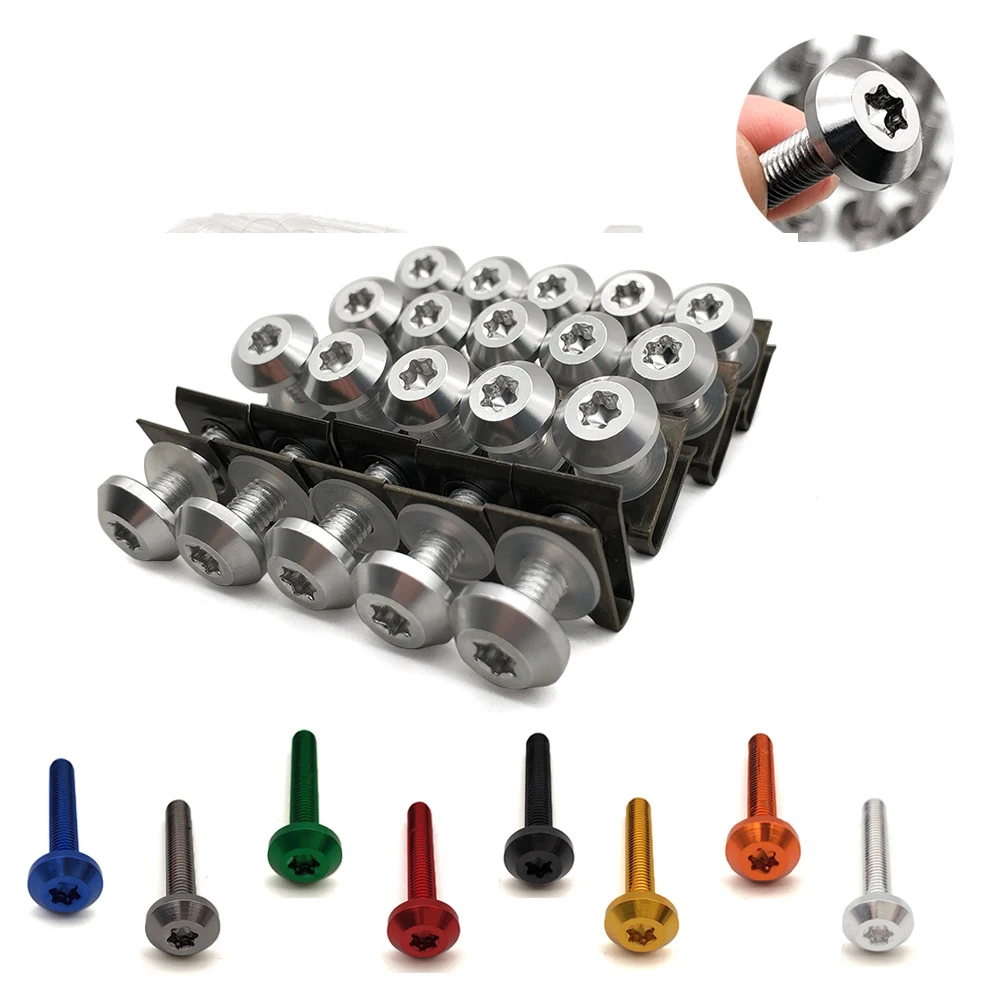 Универсальные мотоциклетные винты для обтекателя крепежные зажимы комплект