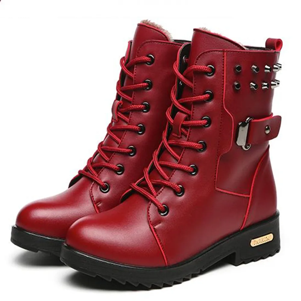 Новые женские ботинки сезон осень-зима ботильоны на высоком каблуке теплые