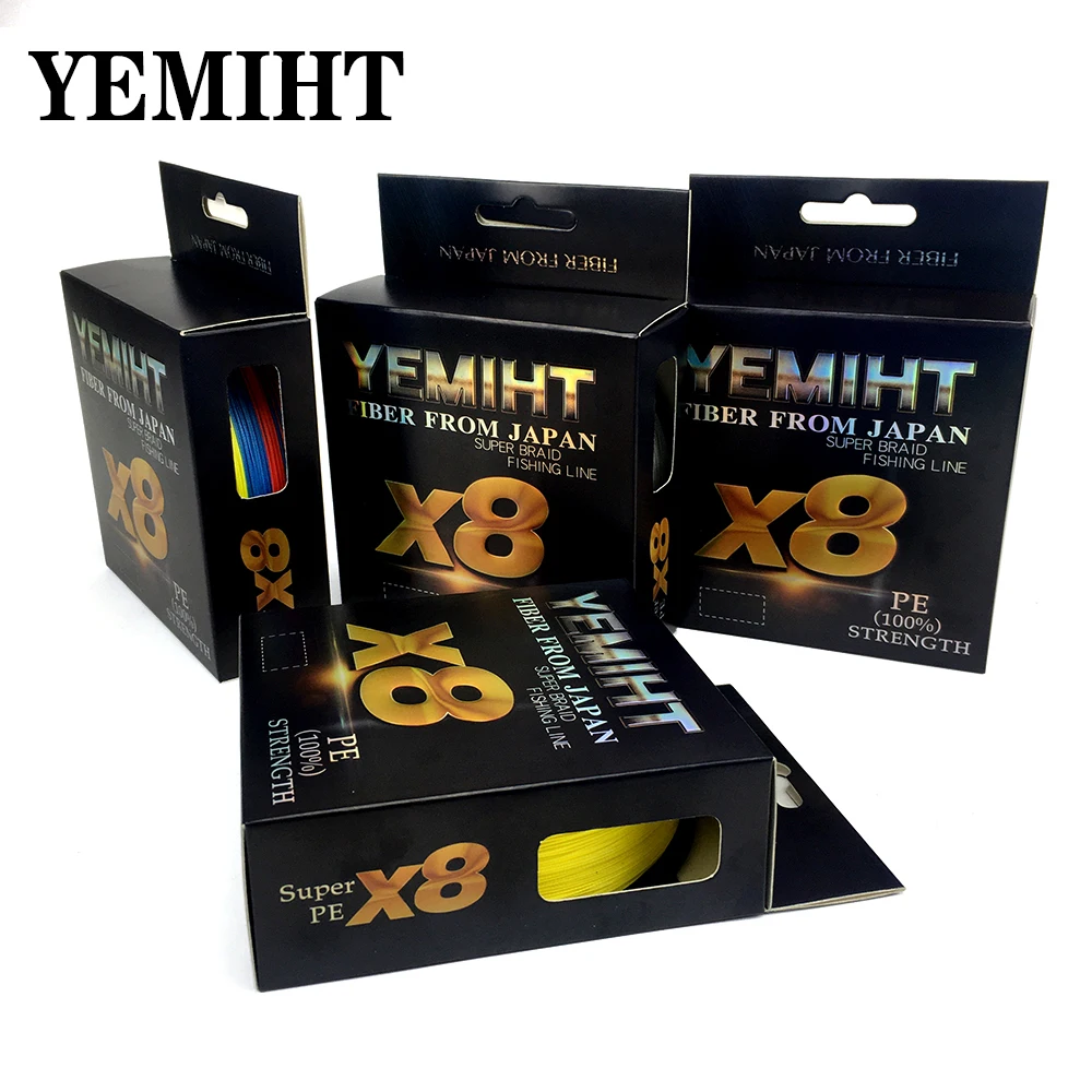 Рыболовная леска YEMIHT PE 8 плетеных нитей 500 м 300 мультифиламентная рыболовная 15 20 30
