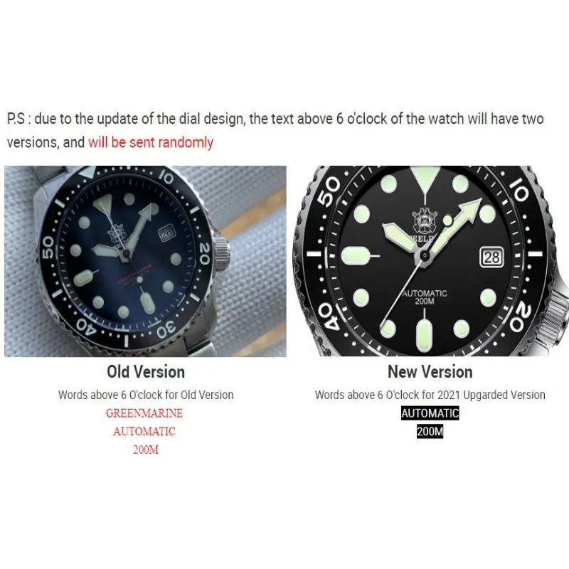 Steeldive SD1996AC мужские часы Dive Watch Автоматические механические NH35 Super Luminous Diver из