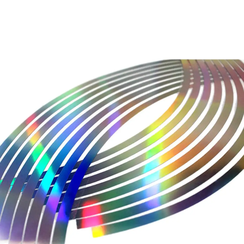 

16Pcs 10/12/14/18 Inches Wheel Rim Tape For Motorcycle Car Reflective Stripes PVC